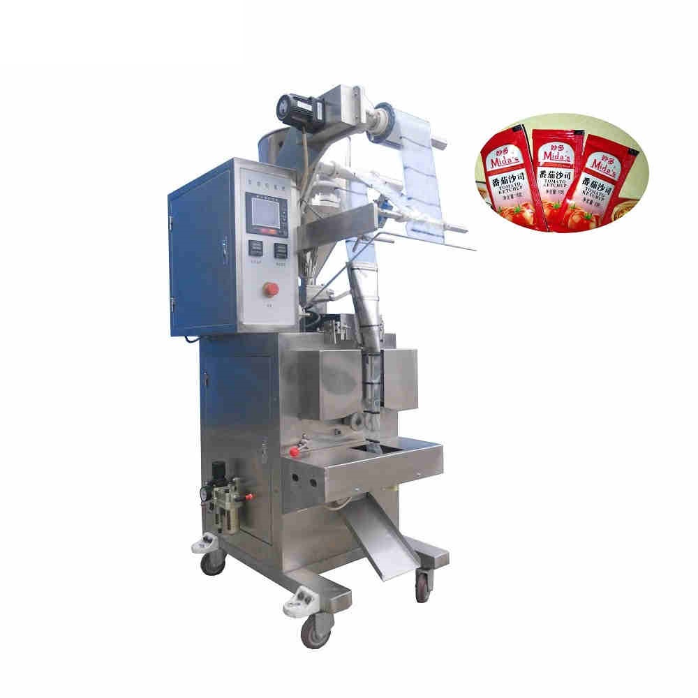 GT-320L Automatic paste sachet filling packing machine for honey shampoo ketchup cream sauce peanut butter